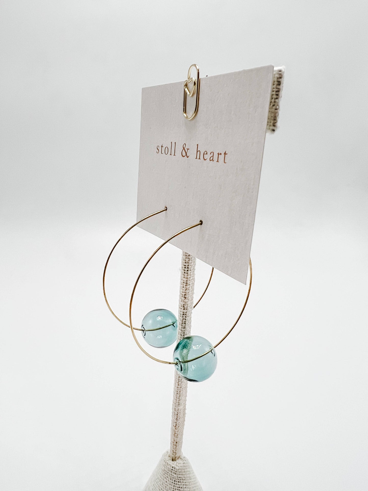 Blown Glass Hoops