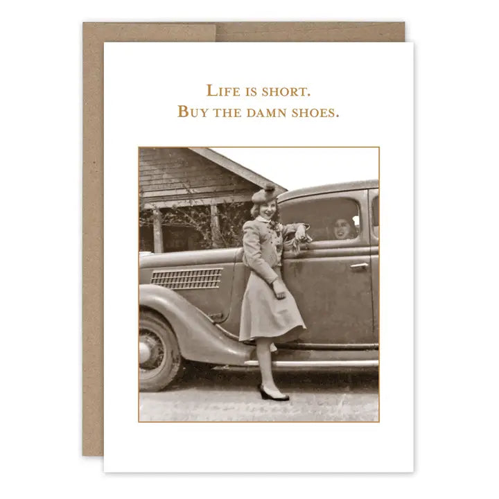 SM627 Buy Shoes Card