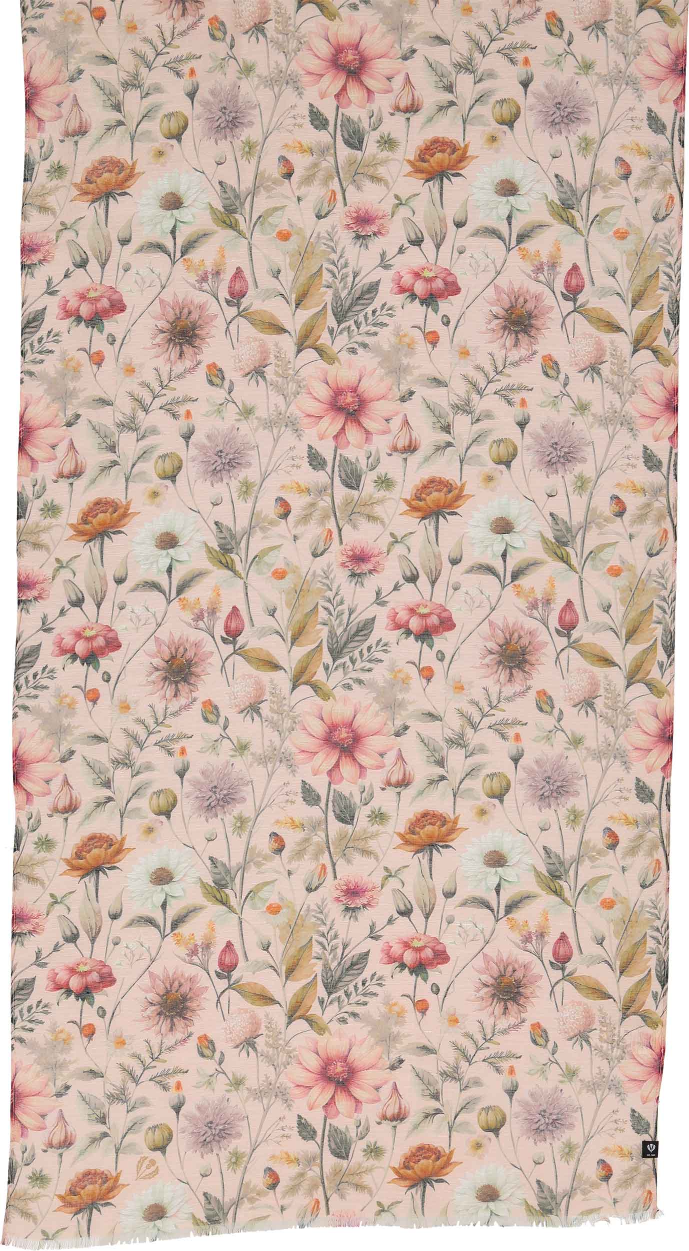 Vintage Floral Scarf