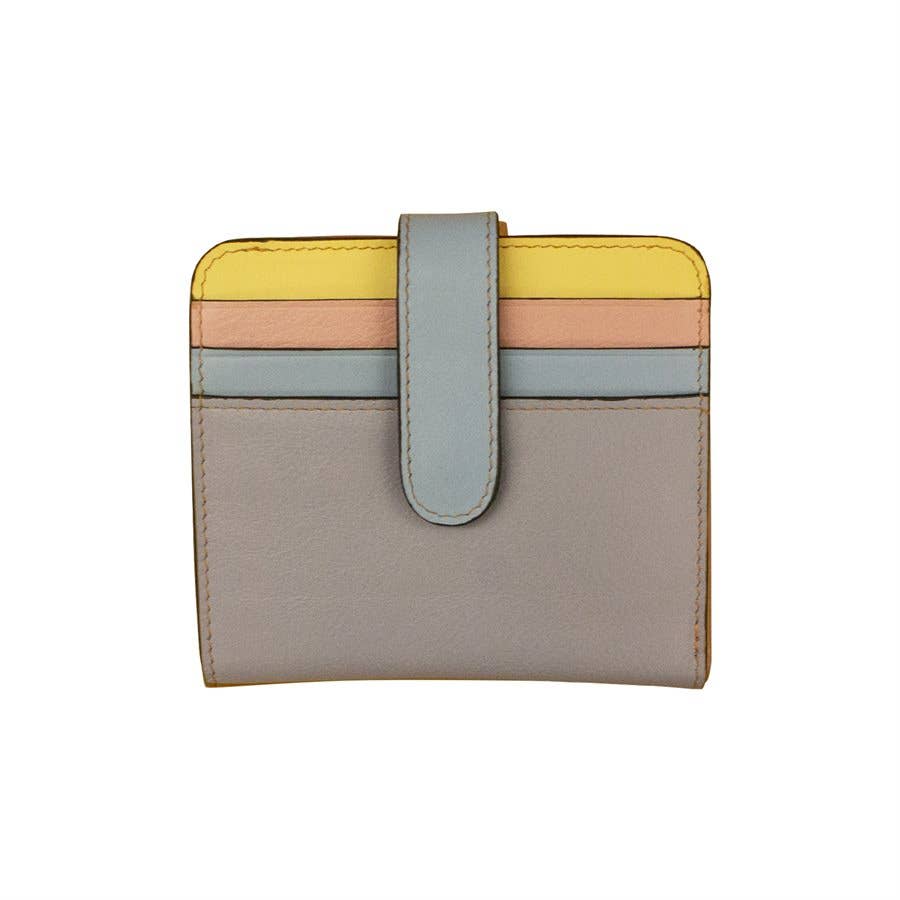 Small Leather Wallet - Credit Card Holder - 7301