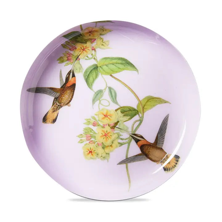 Hummingbird Metal Dish