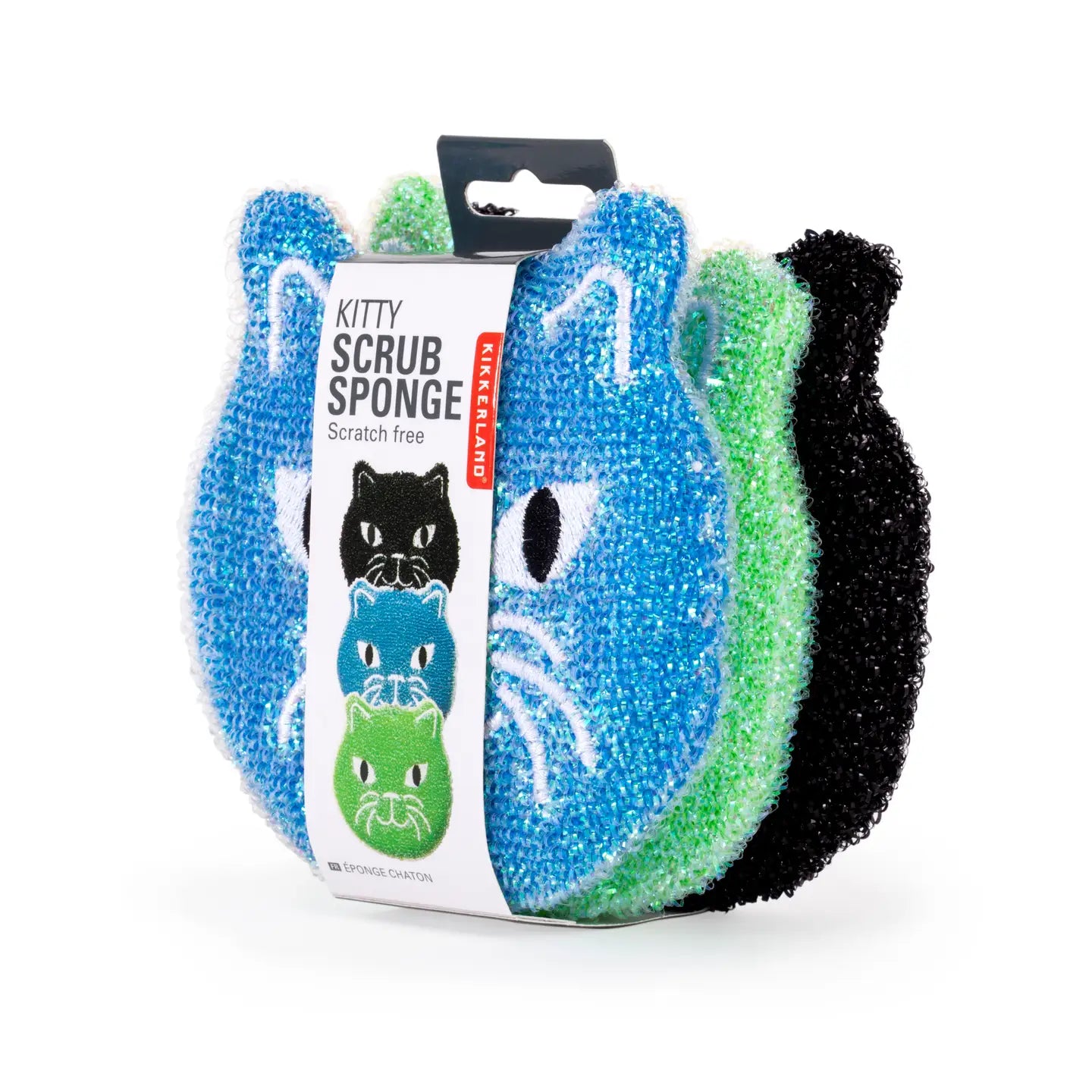 Kitty Scrub Sponge S/3