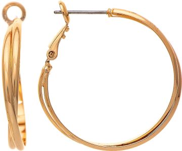 E3363G Gold Dbl Hoop