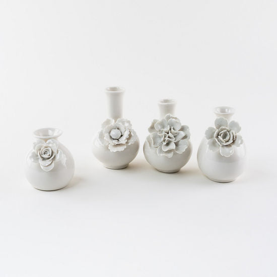 EM1313 White Flower Vase