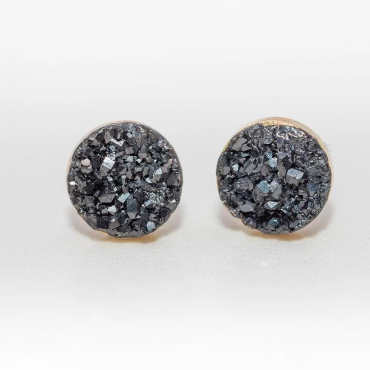 Druzy Stud Earring