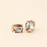 Checkered Earrings