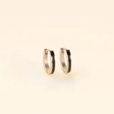 Color Huggie Hoop Earrings