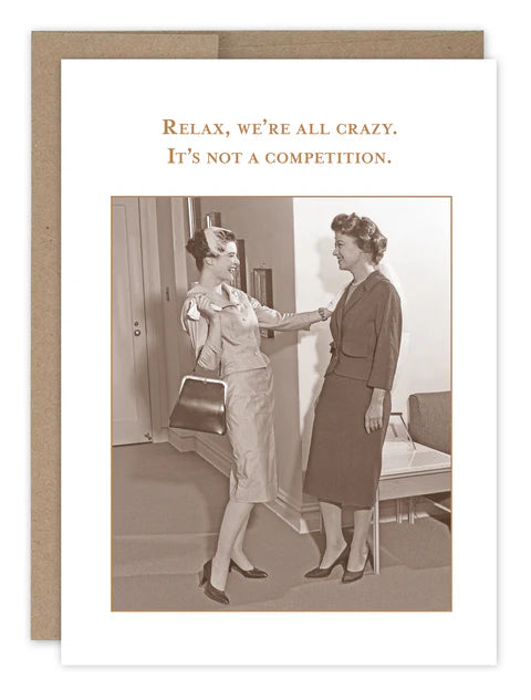 SM757 We're All Crazy Card