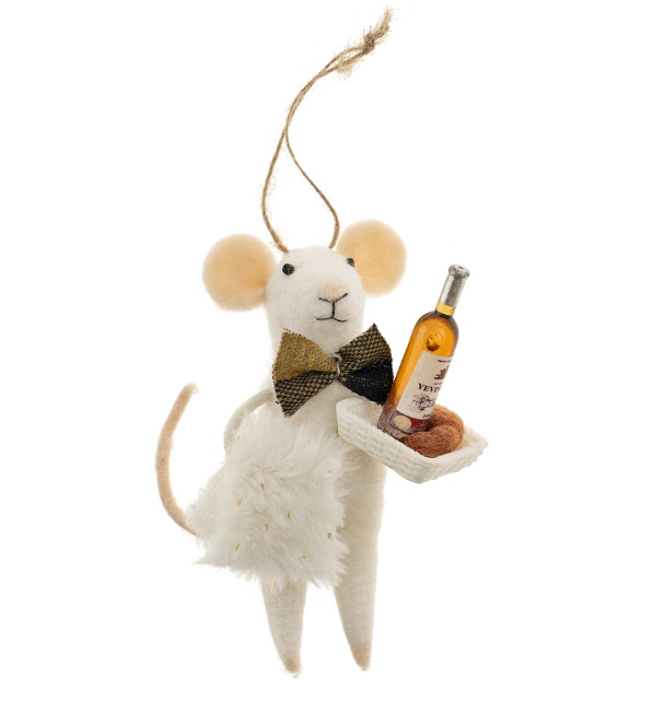 Sommelier Mouse Ornament