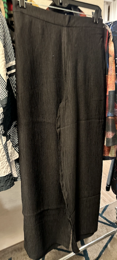 1223 Crinkle Wide Leg Pant
