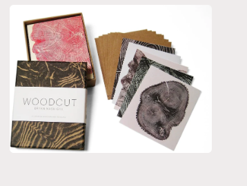 Woodcut Notecards