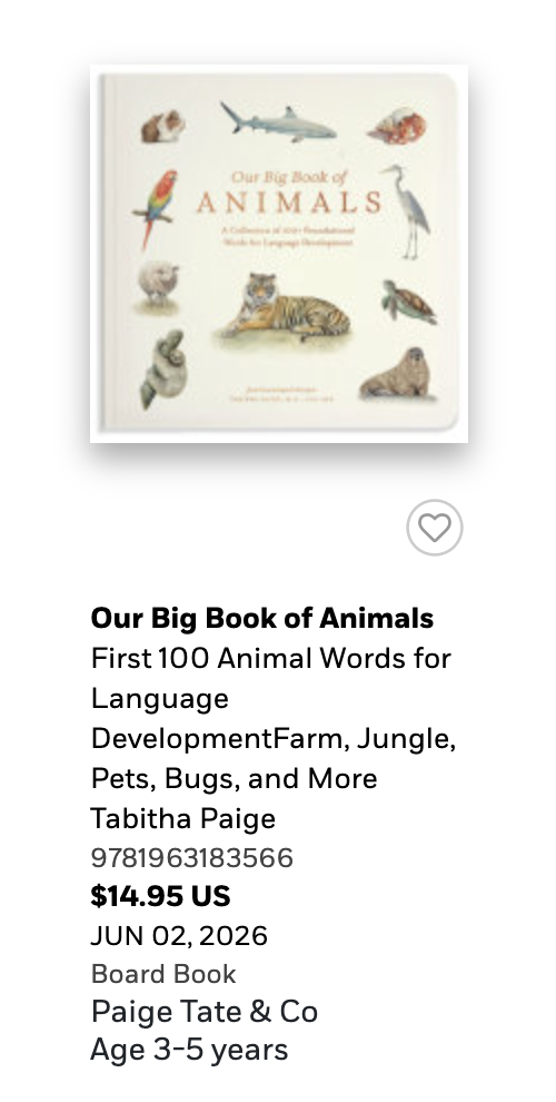 The Big Book Animals