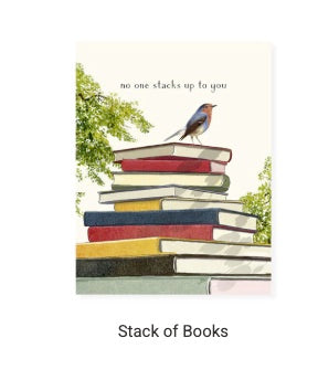 Stack of Books Card