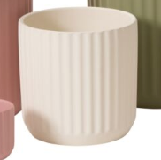 3" Ribbed Pot