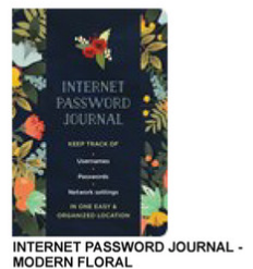 Internet Password Journal