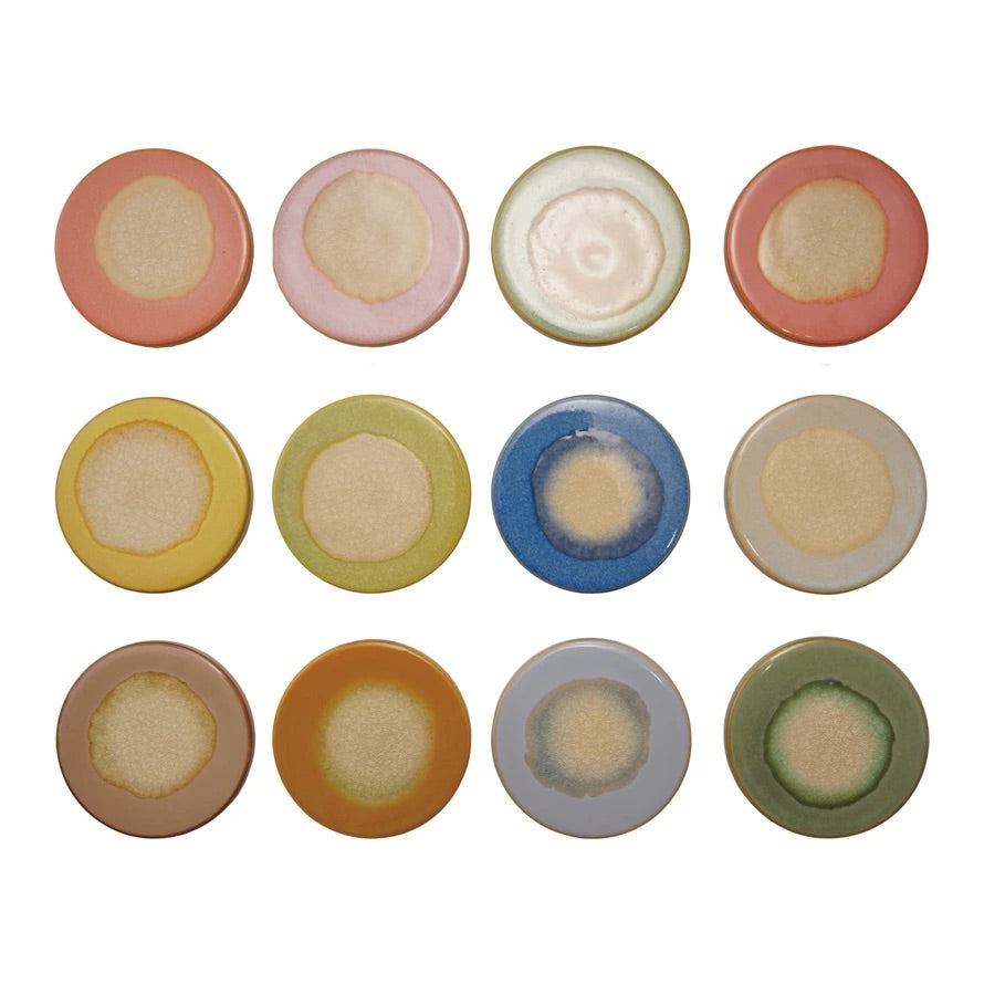 Stoneware Trivet w/ Glaze