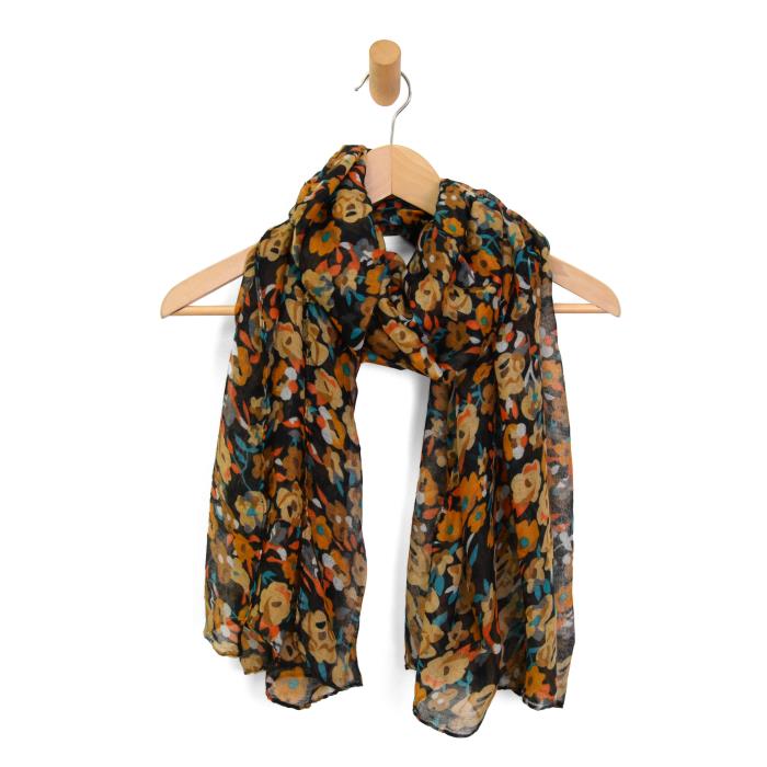 E3338-15 Cut Daisies Scarf