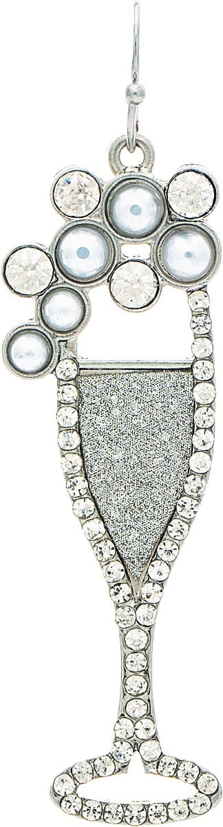 E4789S Earring Silver Bubbly