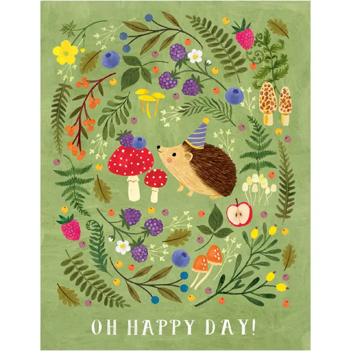 MI317 Party Hedgehog Card