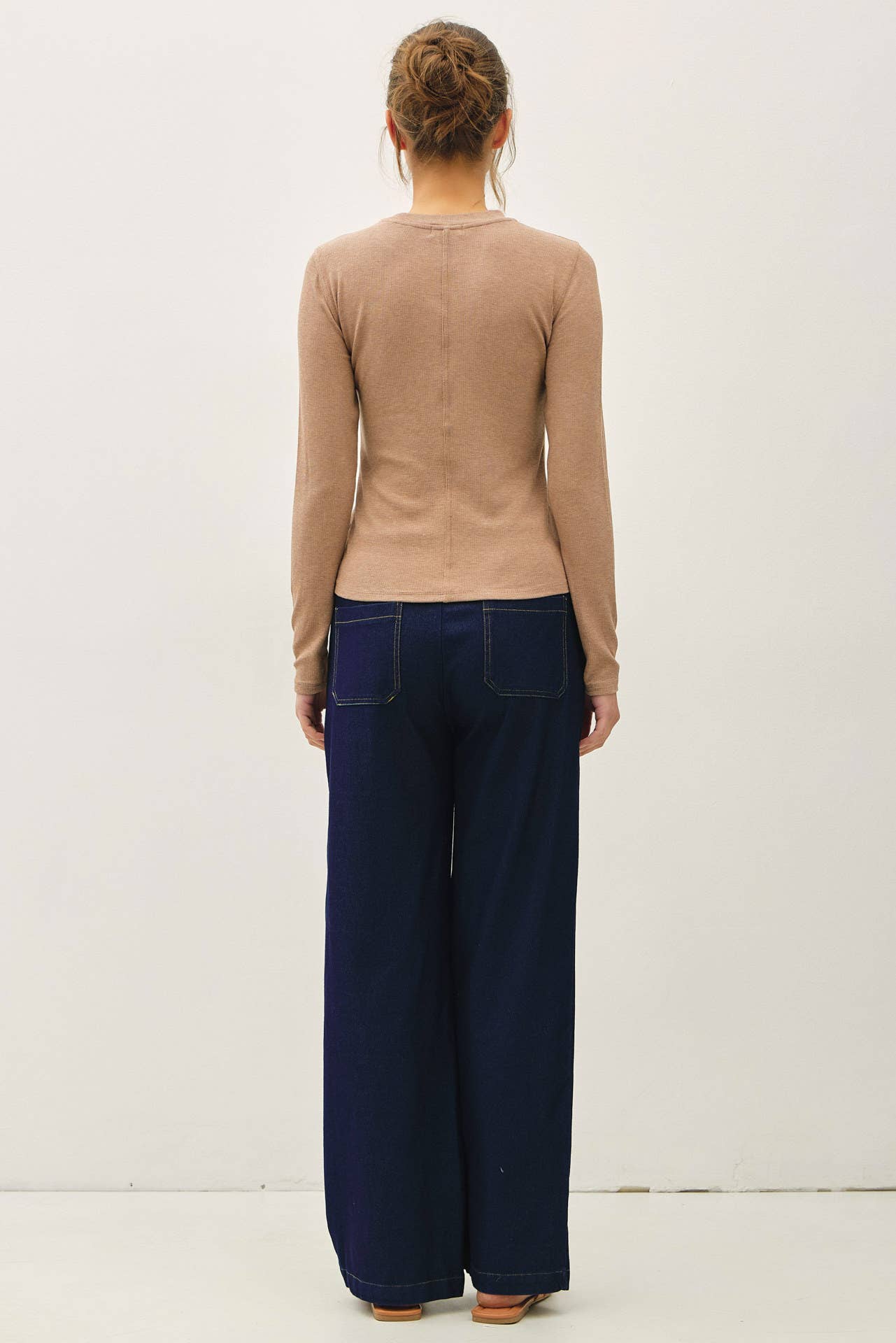 Knit Denim Pant