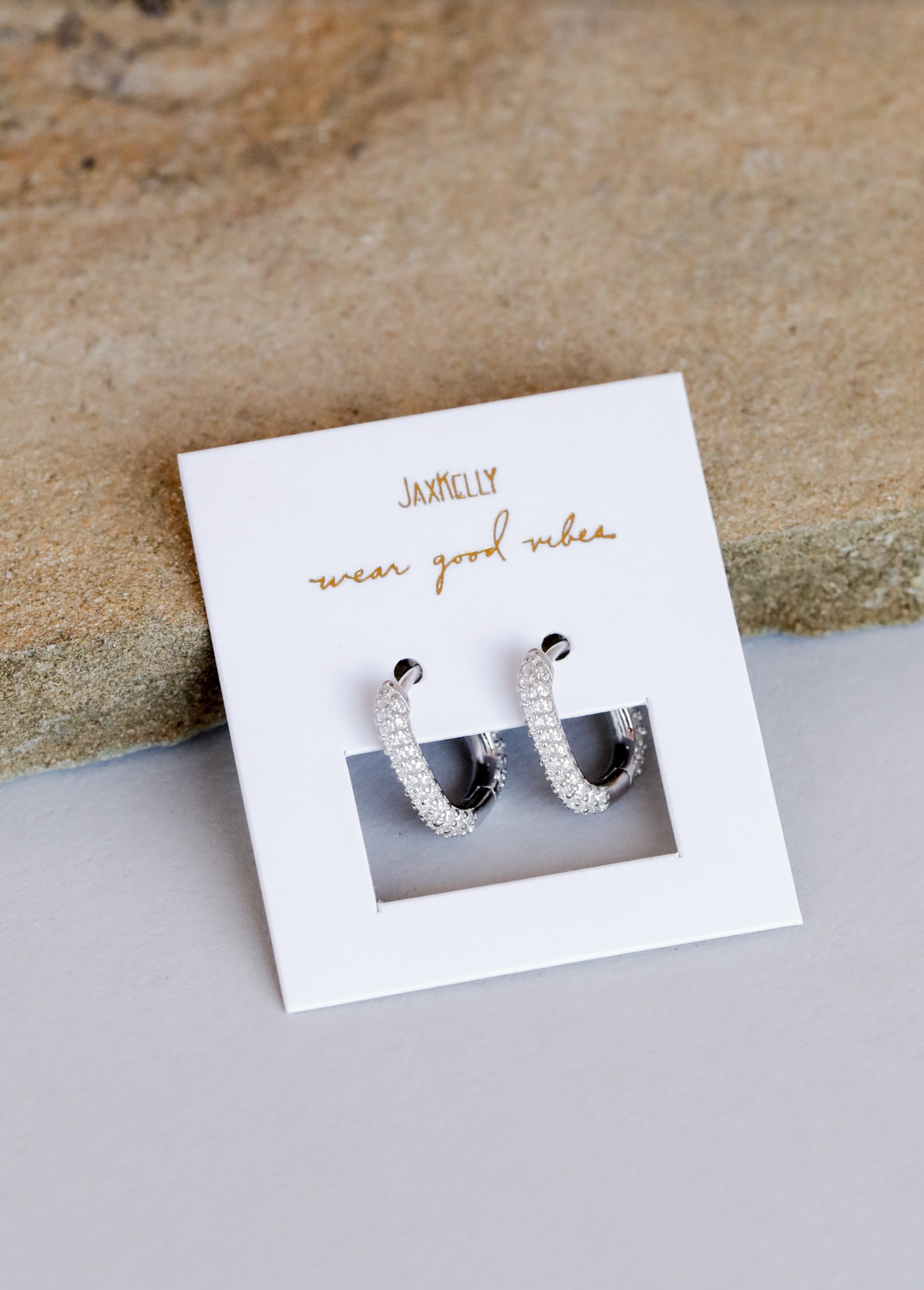 Earring - Pavé Hoop