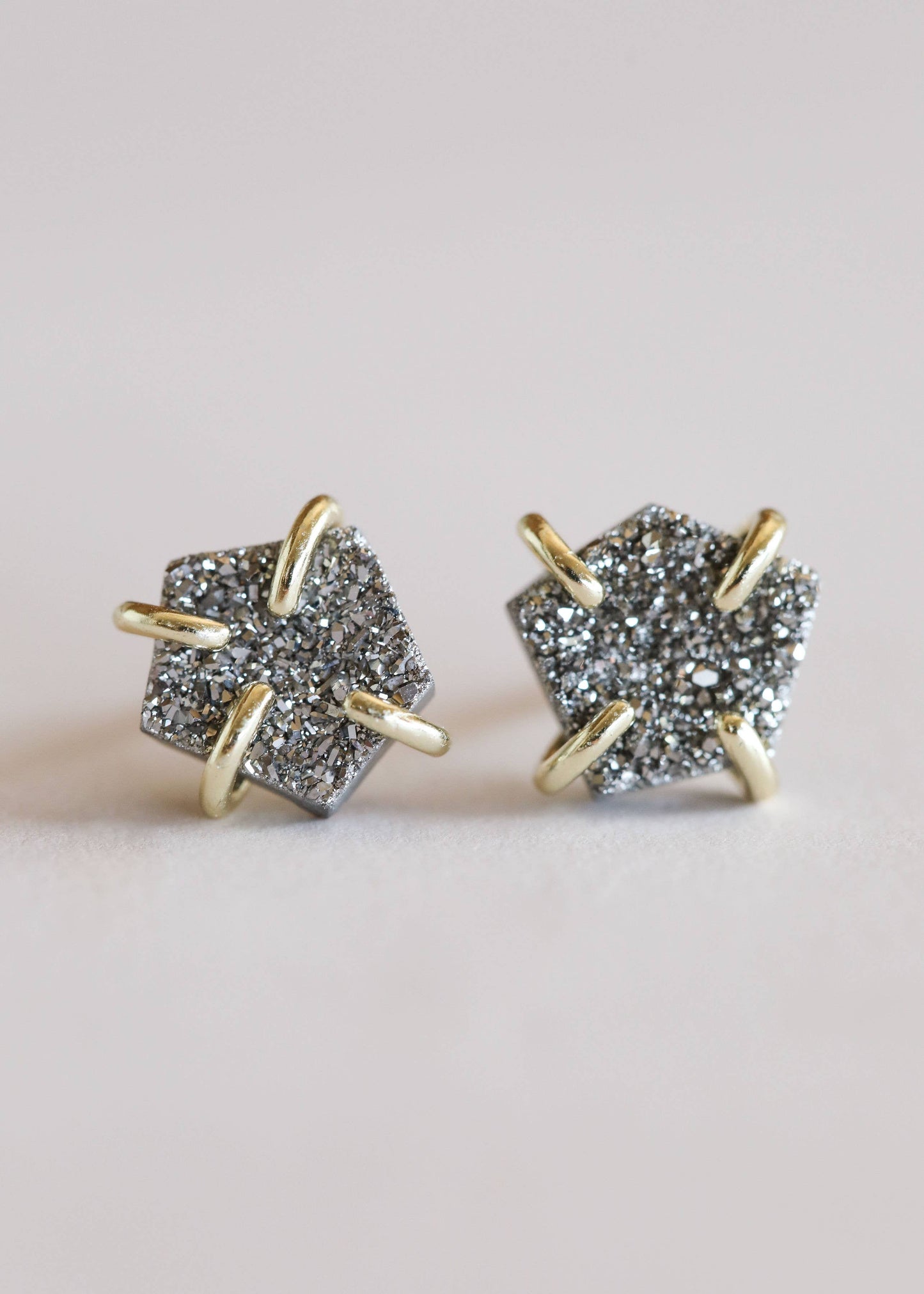 Earring - Druzy Prong