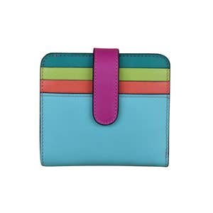 Small Leather Wallet - Credit Card Holder - 7301