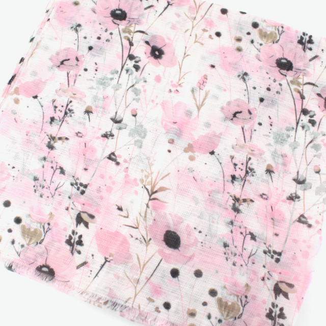 S26041 Flower Scarf