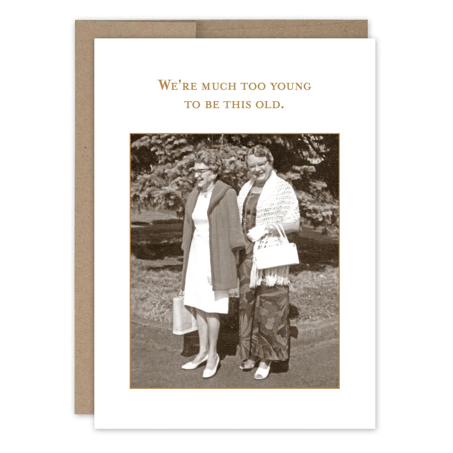 SM550 Too Young Old Card