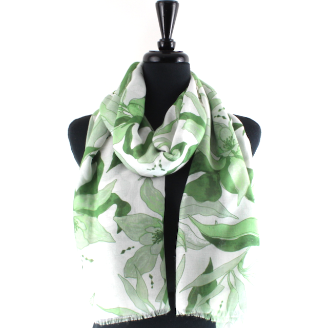 S26034 Floral Scarf