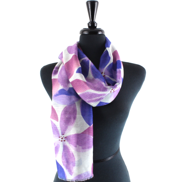 S26040 Flower Scarf
