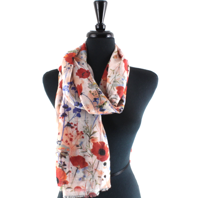 S26041 Flower Scarf