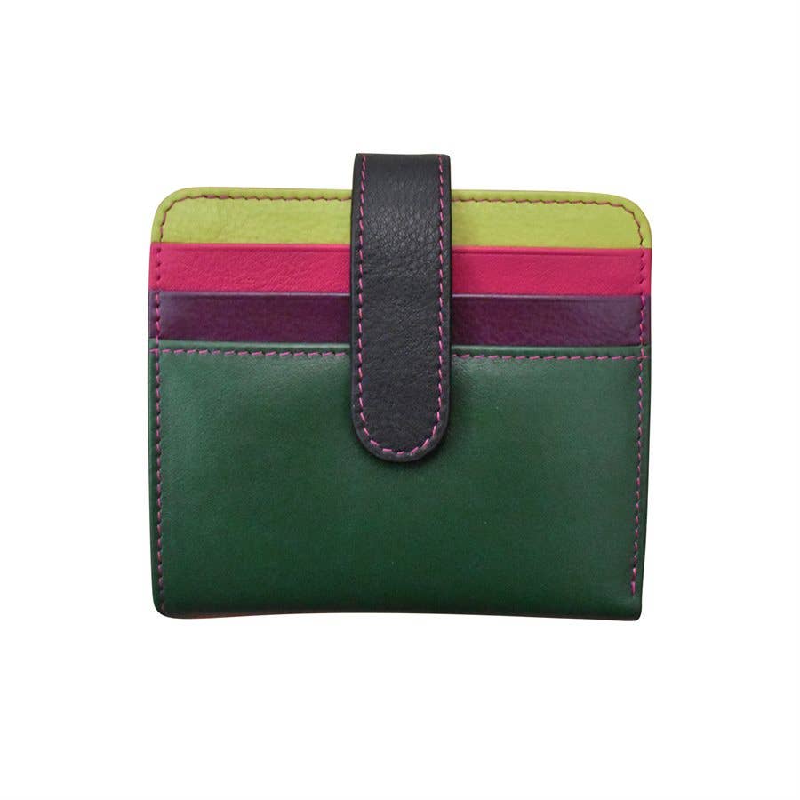 Small Leather Wallet - Credit Card Holder - 7301
