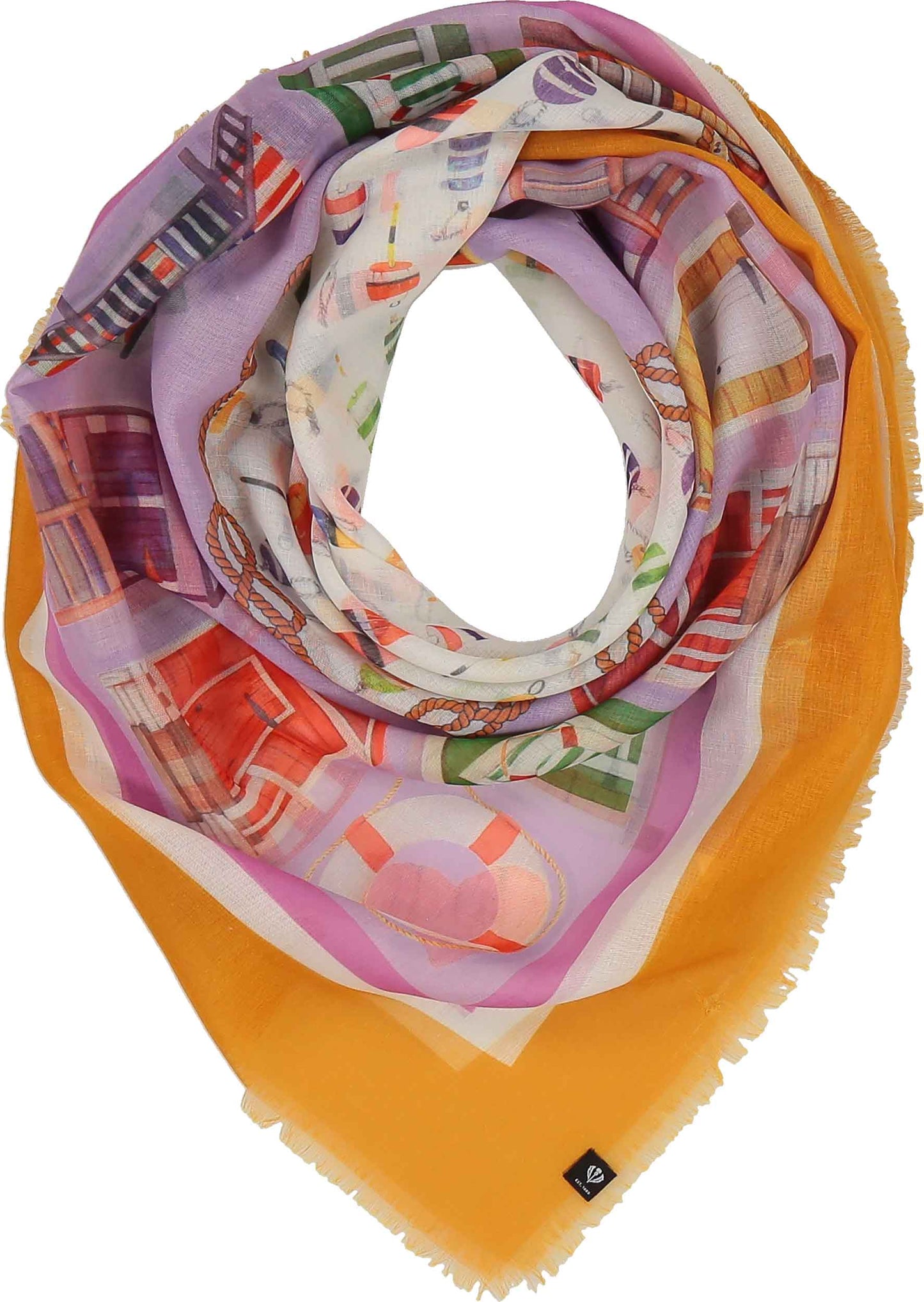On the Dock Sq Scarf