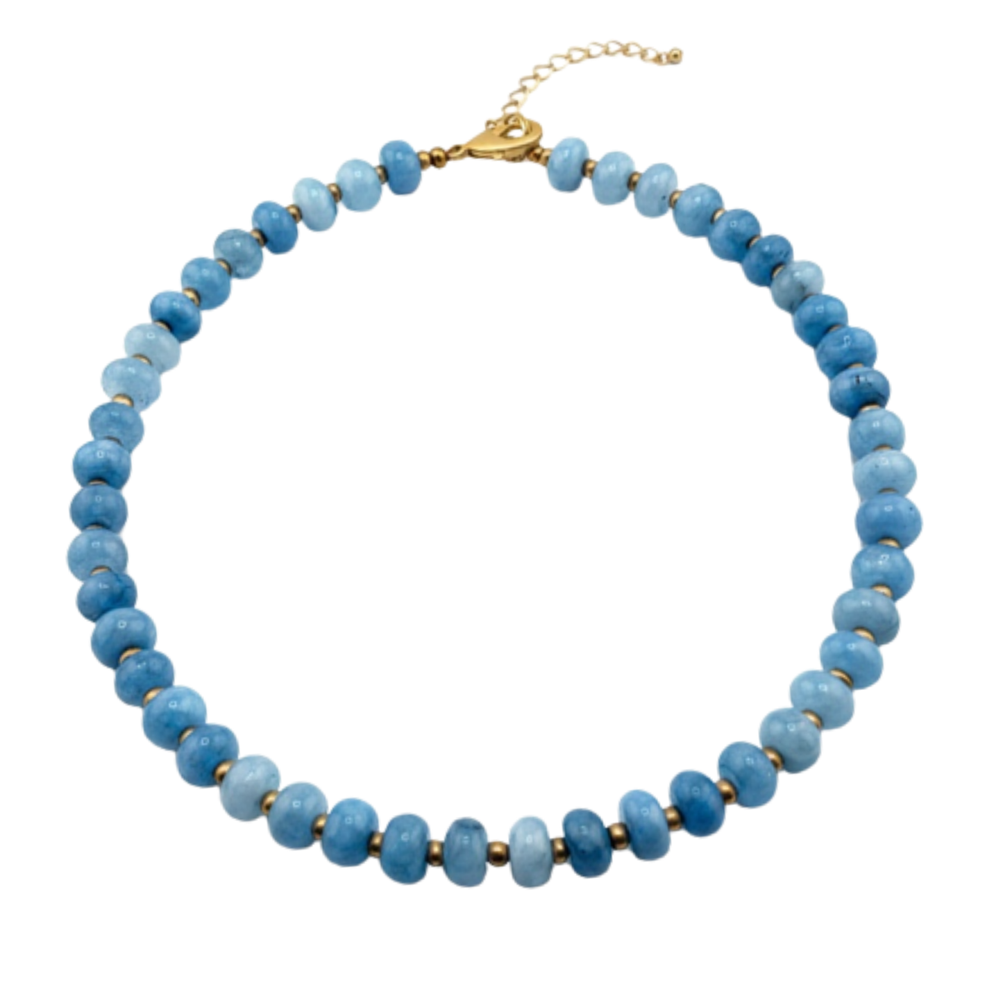 Blue Malaysian Jade Necklace