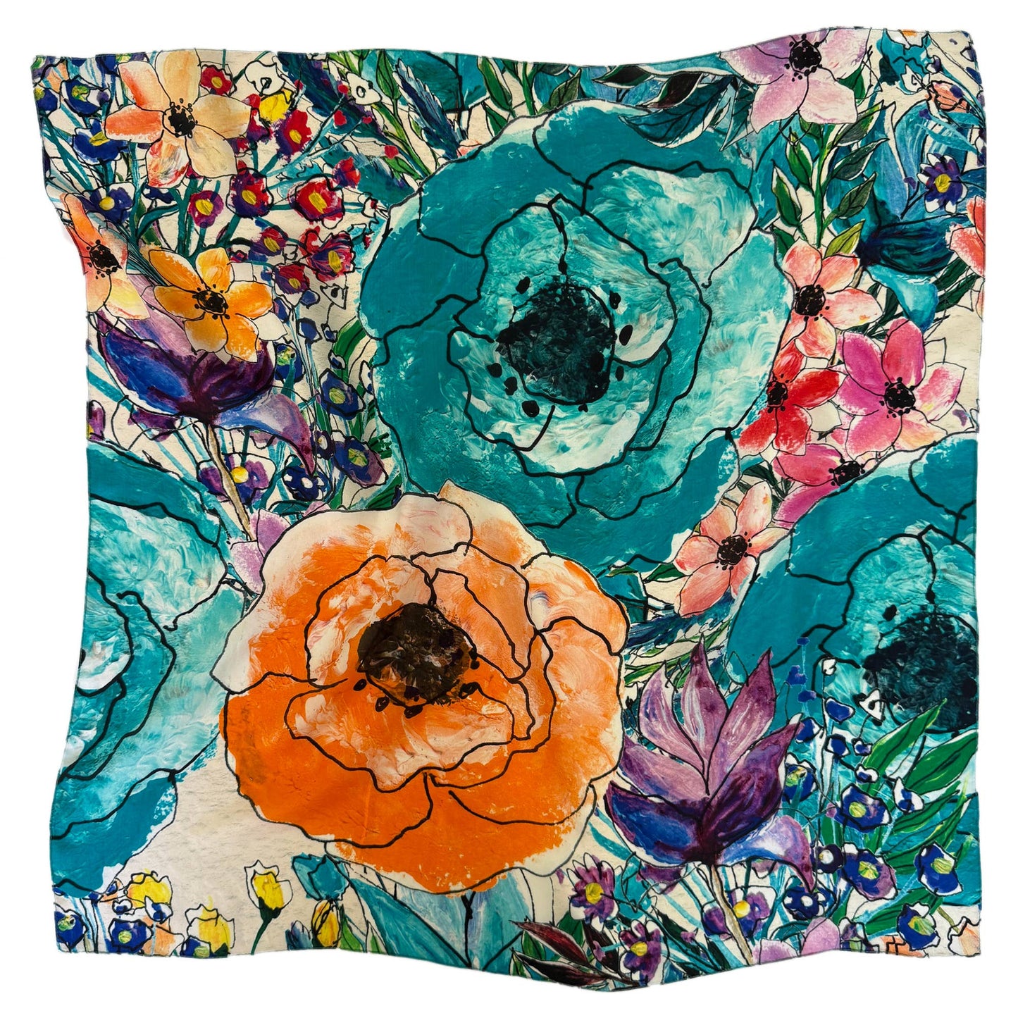 Lou 100% Silk Scarf