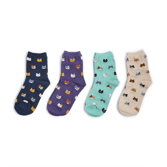 Cat Socks Asstd
