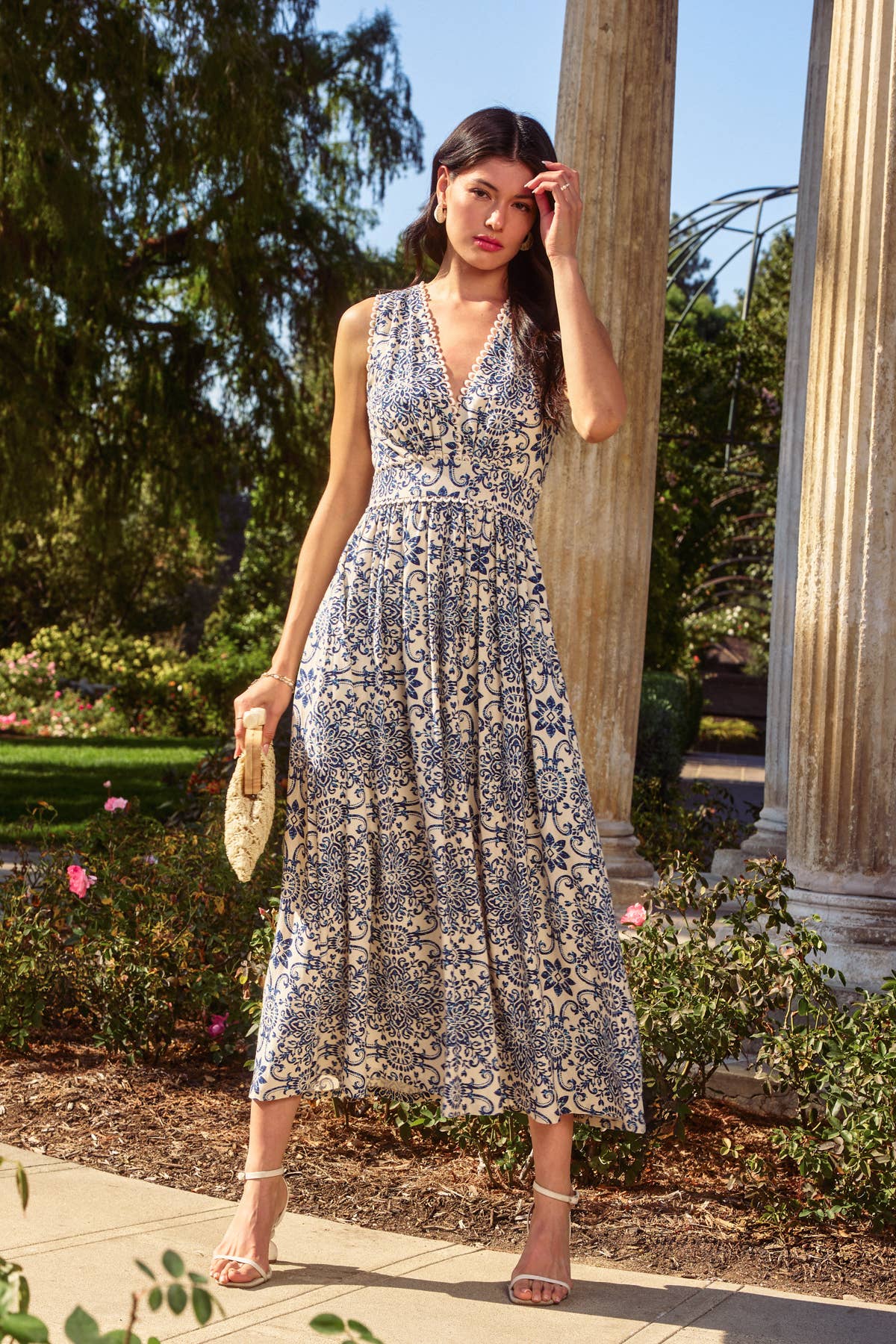 Paisley Midi Dress
