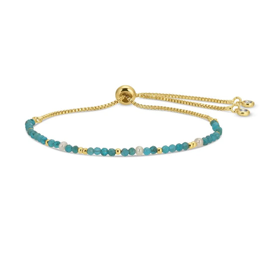 Stone Bracelet Teal
