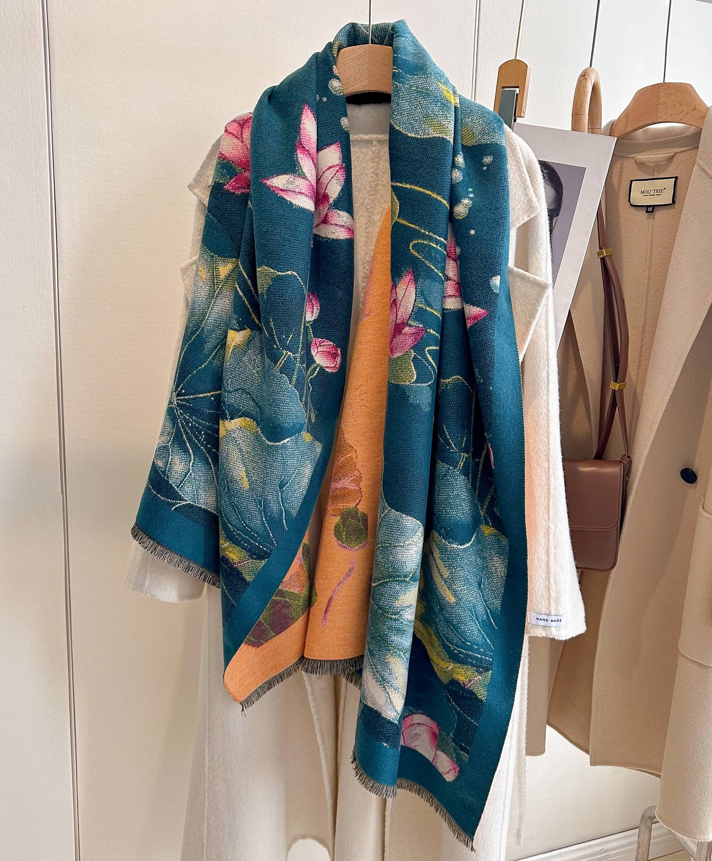 Blue Lilies Rev Wrap