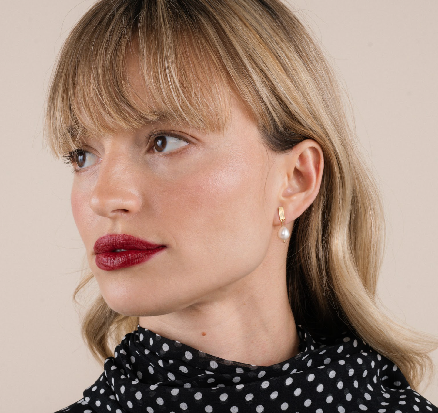 Earring - Pearl Rec