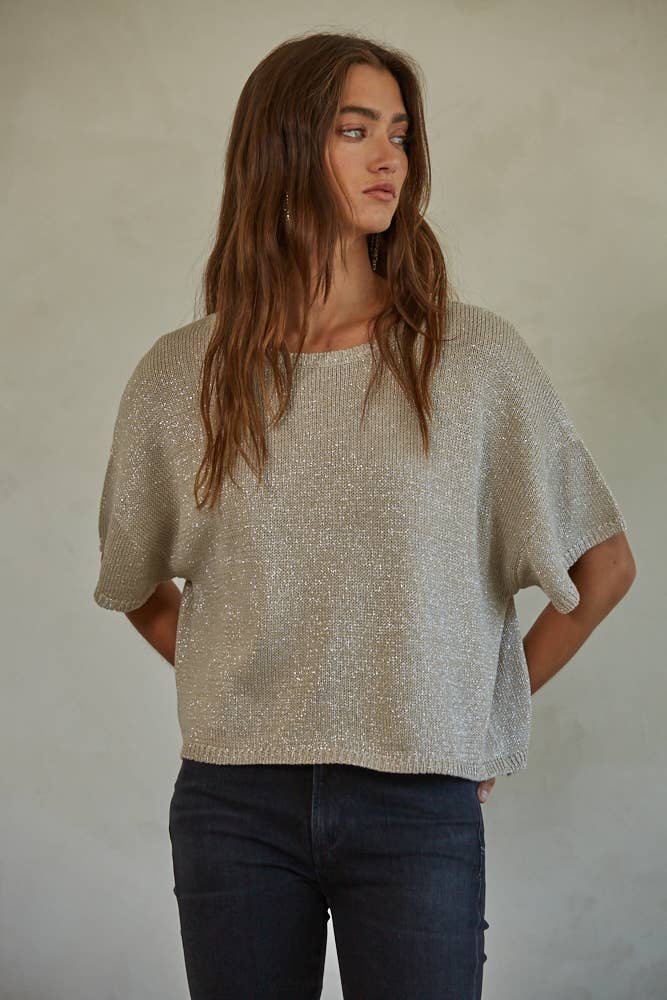 W137 Knit Sweater Lurex