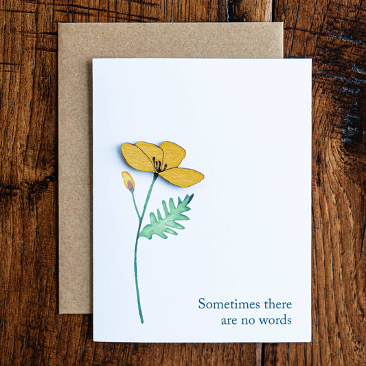 No Words Notecard