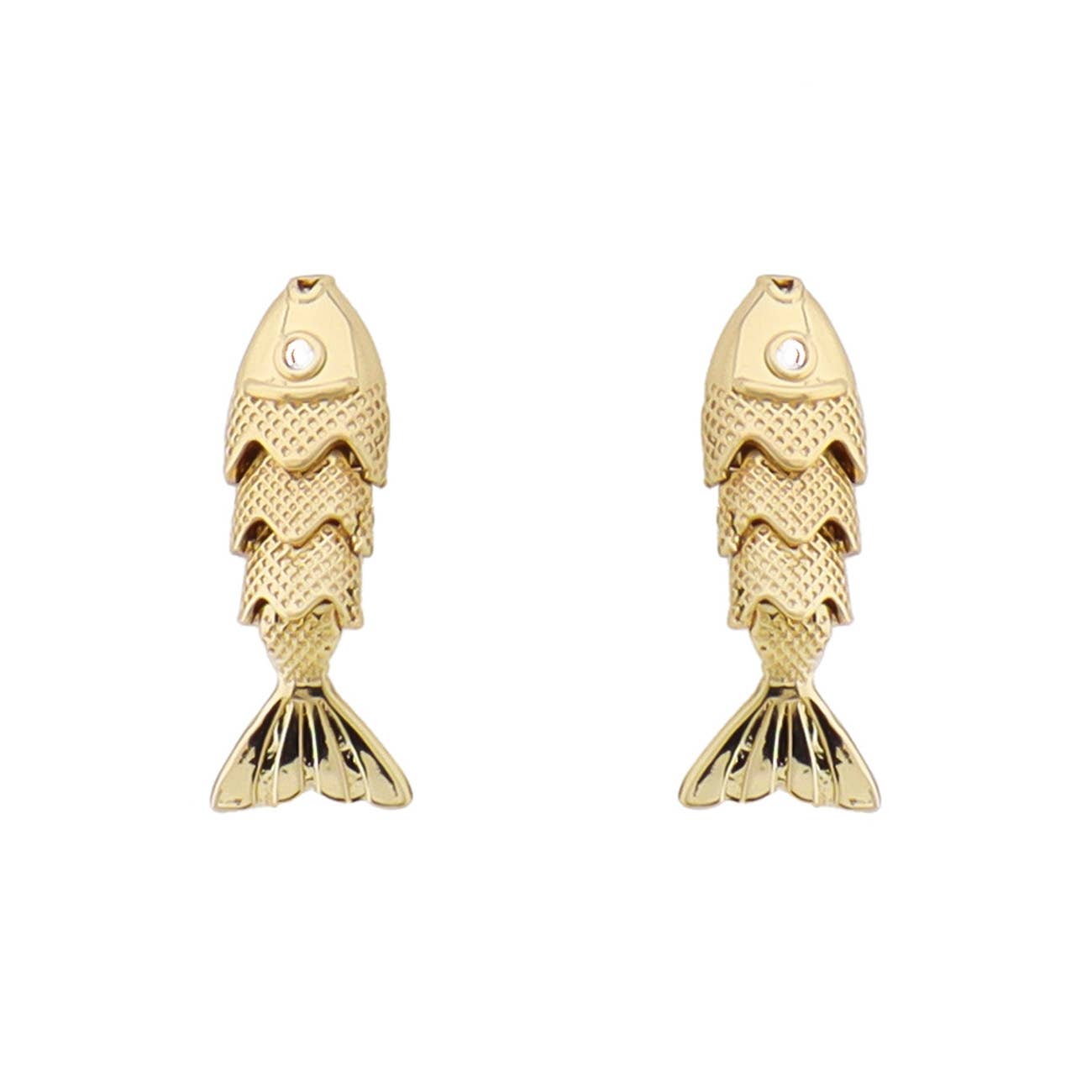 E26267 Fish Post Earrings