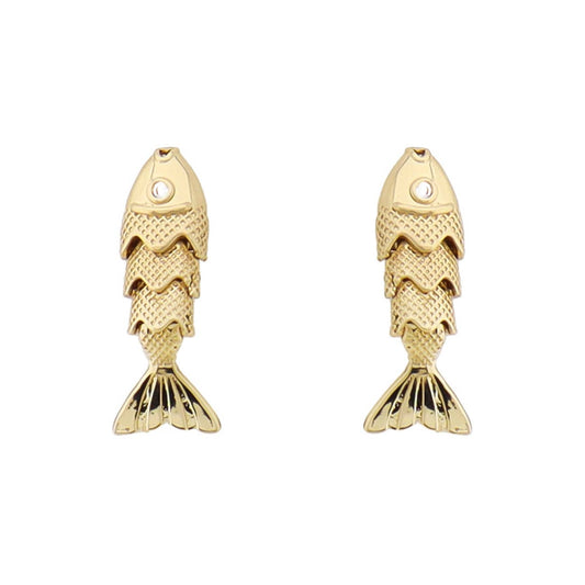 E26267 Fish Post Earrings