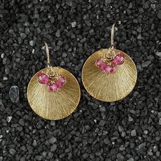 Earring Disc Rondelles (e-k020)