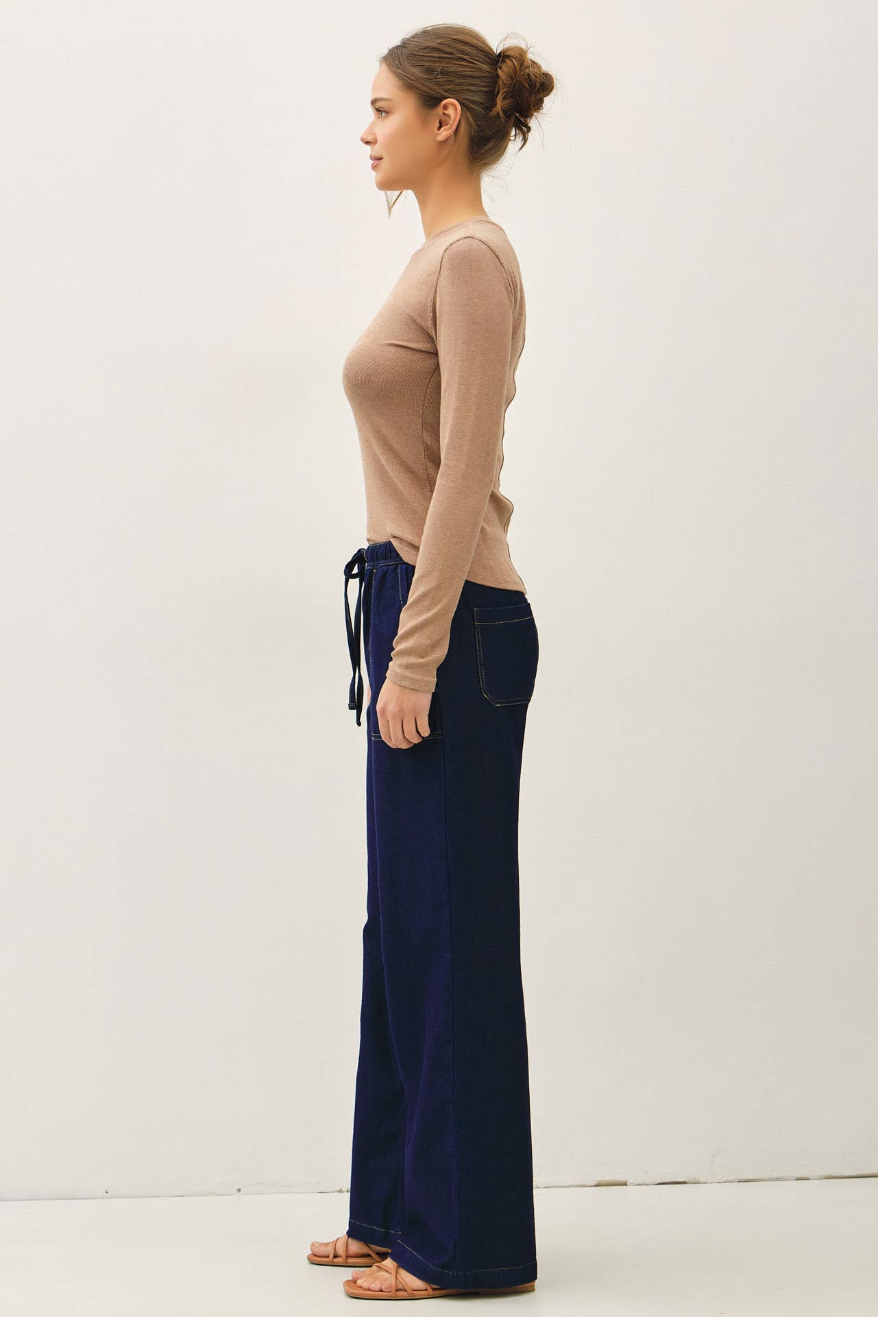 Knit Denim Pant