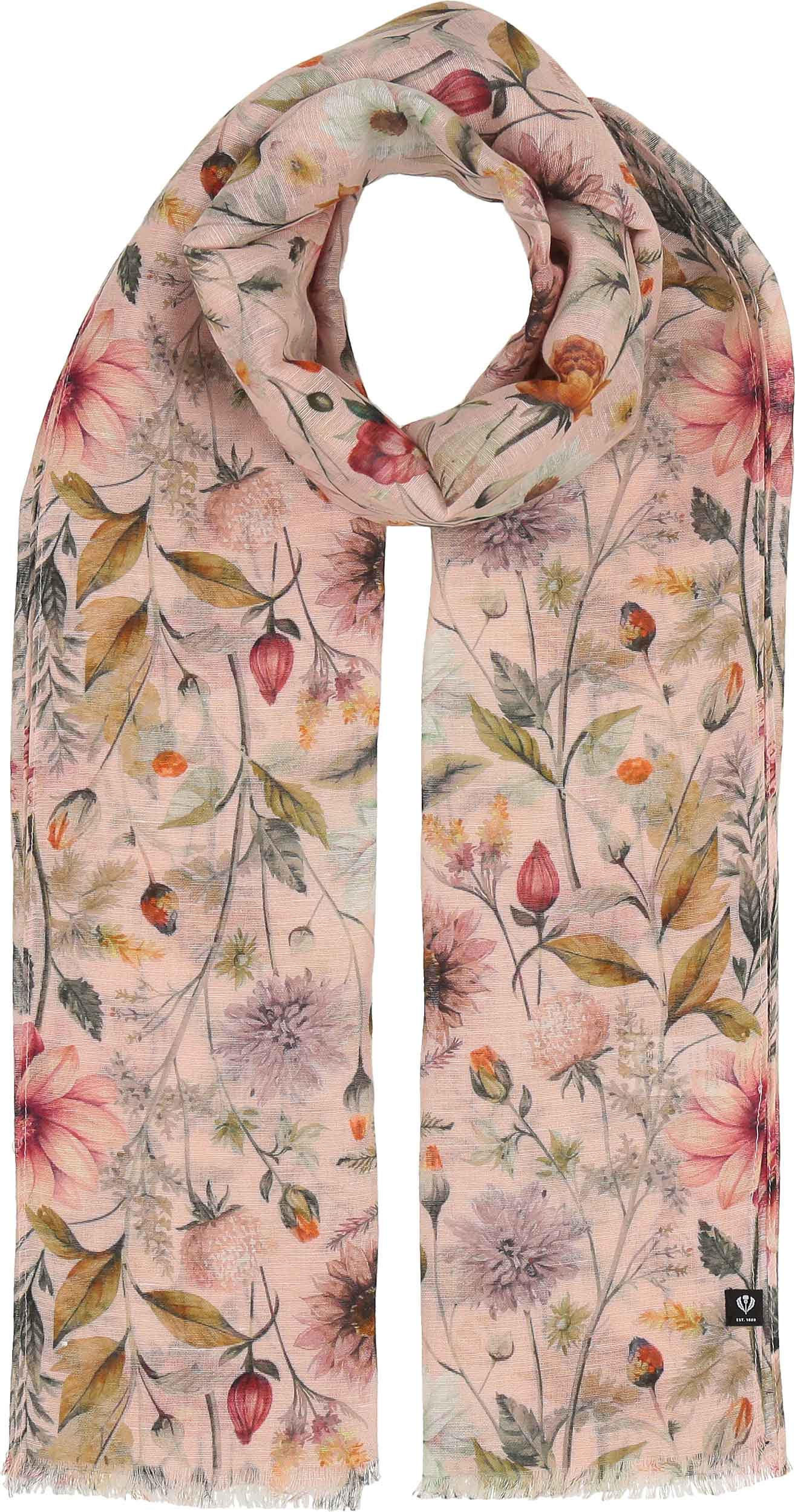 Vintage Floral Scarf