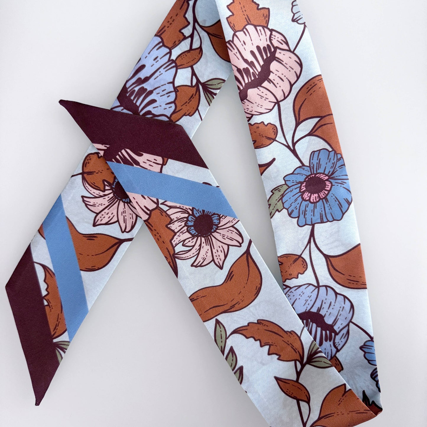 Silk Scarf Bluewood
