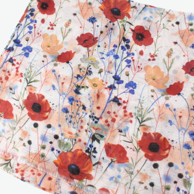 S26041 Flower Scarf